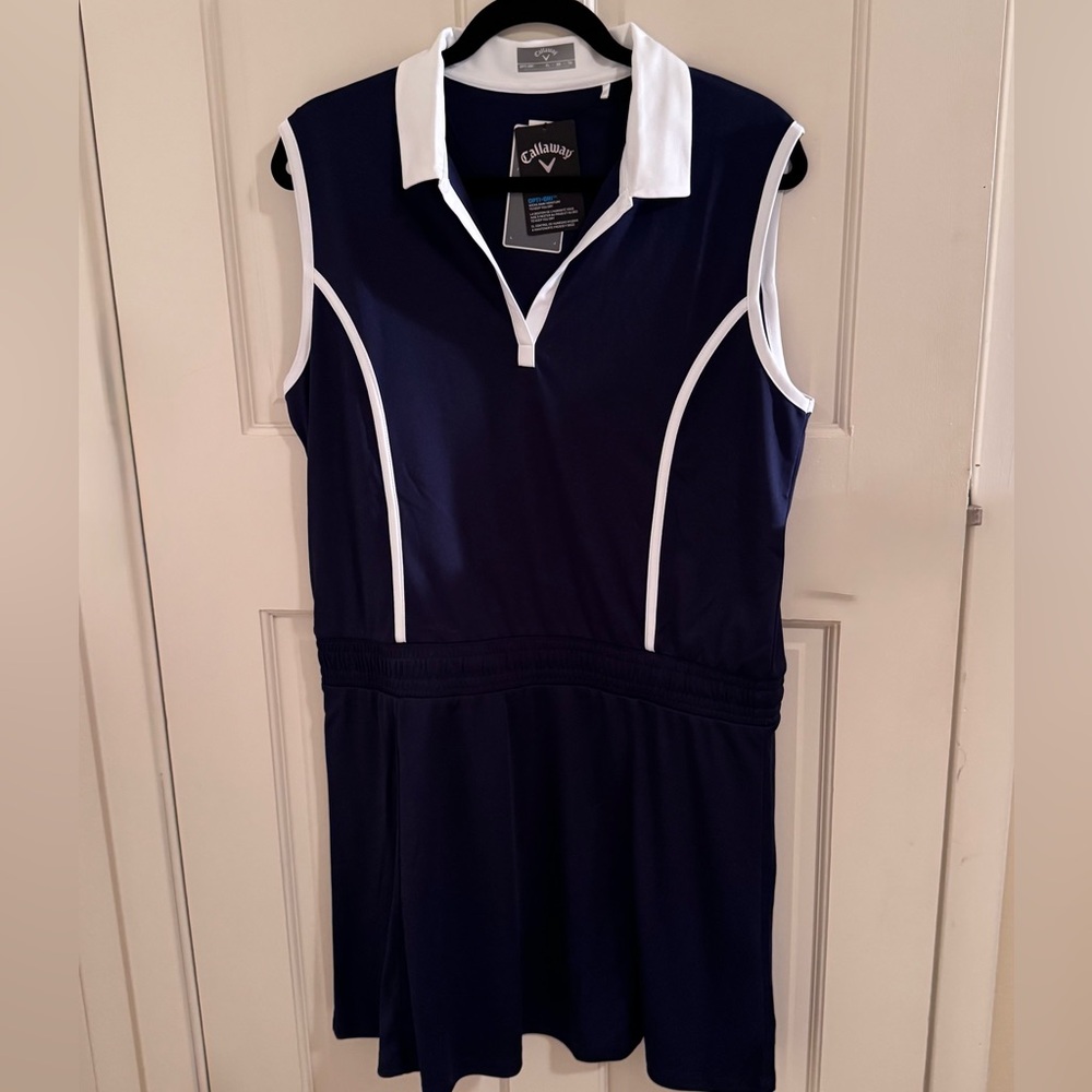 Callaway Black and White Opti-Dri Golf Dress - NWT